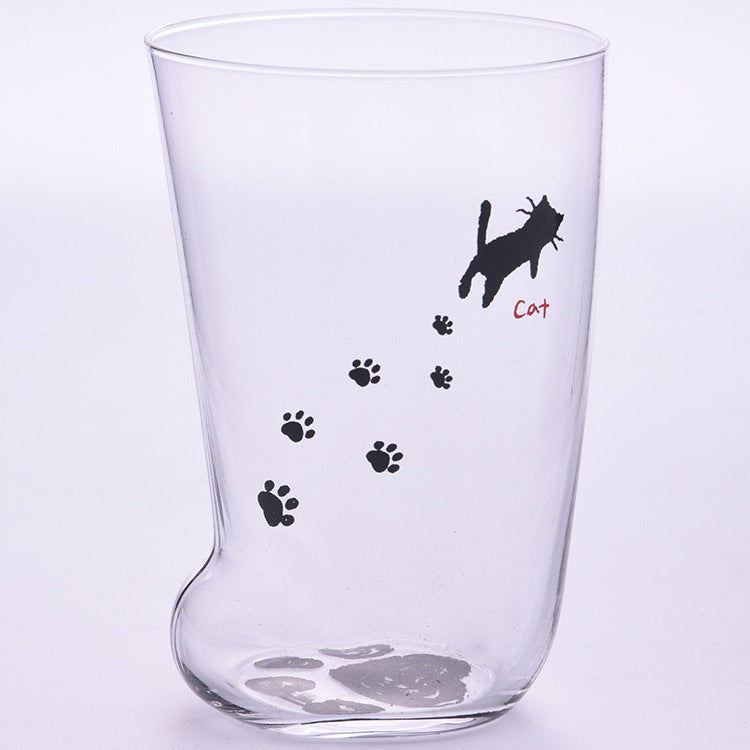 Creative Cute Cat Paws Glass Tiger Paws Mug Office Coffee Mug Tumbler Personality Breakfast Milk Porcelain Cup Gift Thecoolix