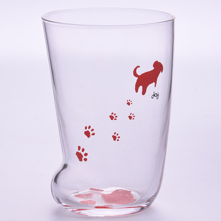 Creative Cute Cat Paws Glass Tiger Paws Mug Office Coffee Mug Tumbler Personality Breakfast Milk Porcelain Cup Gift Thecoolix