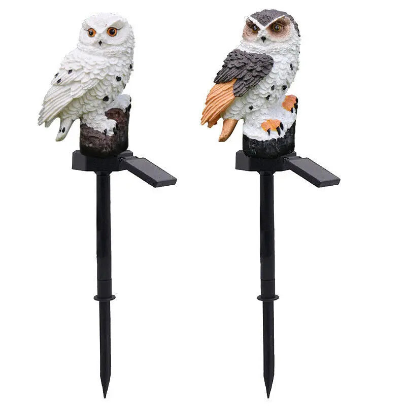 Solar Power LED Owl Parrot Lawn Light Outdoor Waterproof Garden Landscape Lamp - Thecoolix