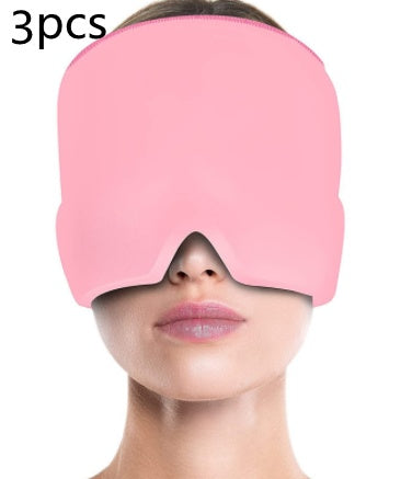 Ice Compress Headache Eye Mask Hat Relief For Migraines, Stress, And Tension Thecoolix
