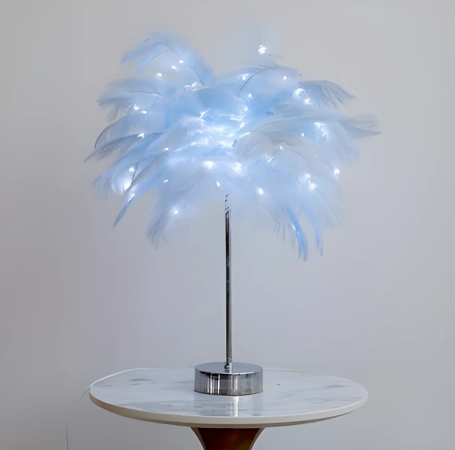 Remote Feather Lamp Night Light Decoration Thecoolix