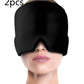Ice Compress Headache Eye Mask Hat Relief For Migraines, Stress, And Tension Thecoolix