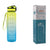 HydroPulse™ 1L Motivational Water Bottle - Leakproof with Time Marker & Bounce Cover - Thecoolix