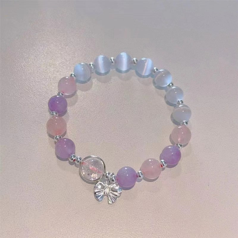 Dreamy Blue Moonstone Crystal Bracelet Thecoolix