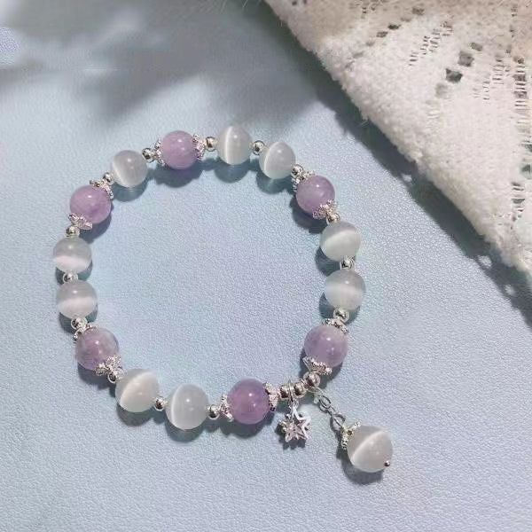 Dreamy Blue Moonstone Crystal Bracelet Thecoolix