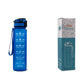 HydroPulse™ 1L Motivational Water Bottle - Leakproof with Time Marker & Bounce Cover - Thecoolix