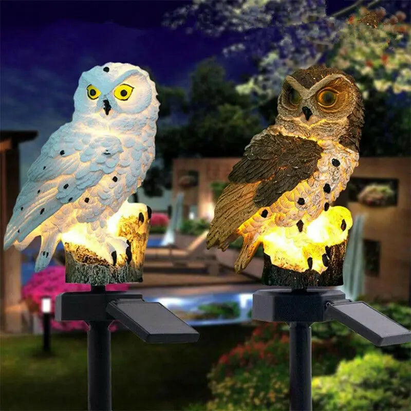 Solar Power LED Owl Parrot Lawn Light Outdoor Waterproof Garden Landscape Lamp - Thecoolix