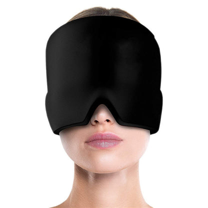Ice Compress Headache Eye Mask Hat Relief For Migraines, Stress, And Tension Thecoolix